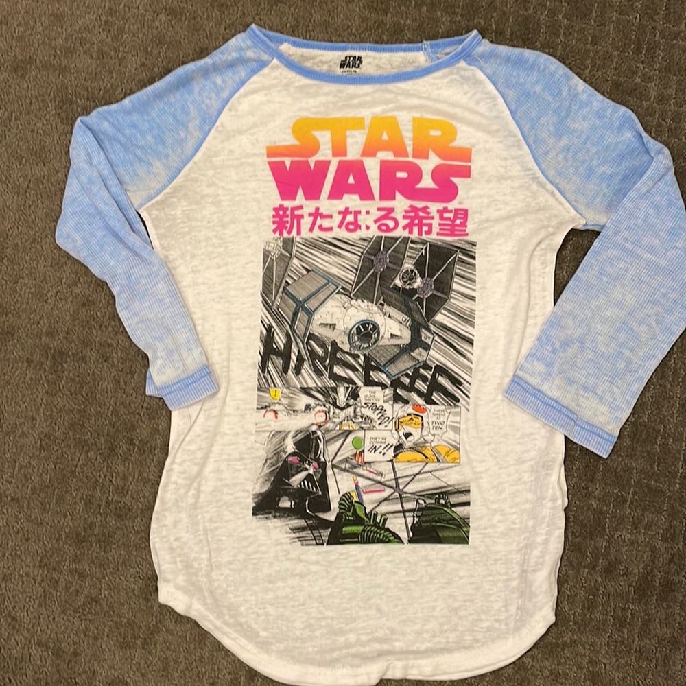 Vintage Star Wars lightweight long sleeve Tee, sz S